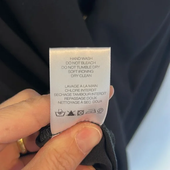 IRO Hilda Cut Out Shift Open Back Dress Black - Picture 11 of 12